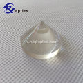 Verre optique Grade UV Fusion Silice Conical Lens